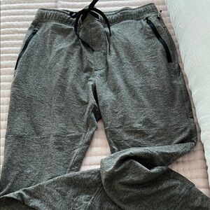 American Eagle Outfitters Gray Sweatpants with Elastic Waistband